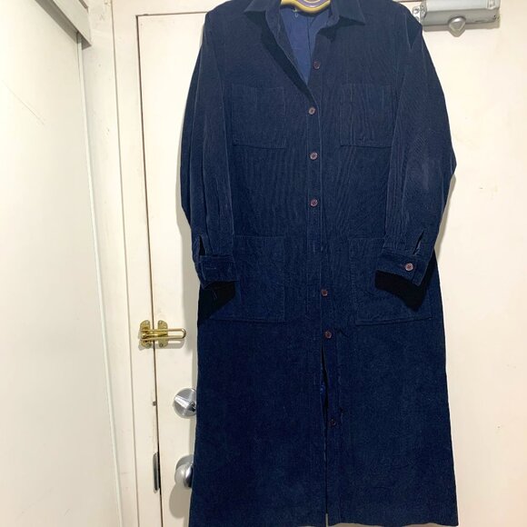 VINTAGE PORTS INTERNATIONAL CORDUROY BELTED DRESSES SIZE 12 - Picture 3 of 7